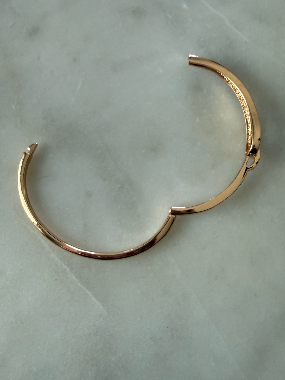 Mariana Large Everyday Crystal Bracelet & Rose Gold Tone Hinged Bangle - Picture 6 of 15